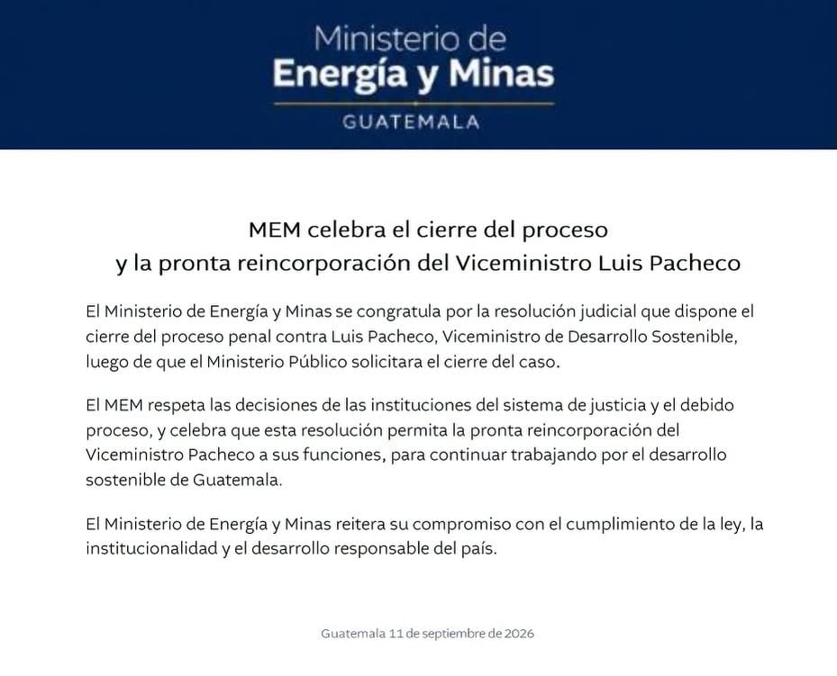 El juez Mynor Moto dictó el sobreseimiento de Luis Pacheco, Héctor Chaclán, Basilio Puac y Esteban Toc por las protestas de 2023 en Guatemala. (Diario de Centroamerica)