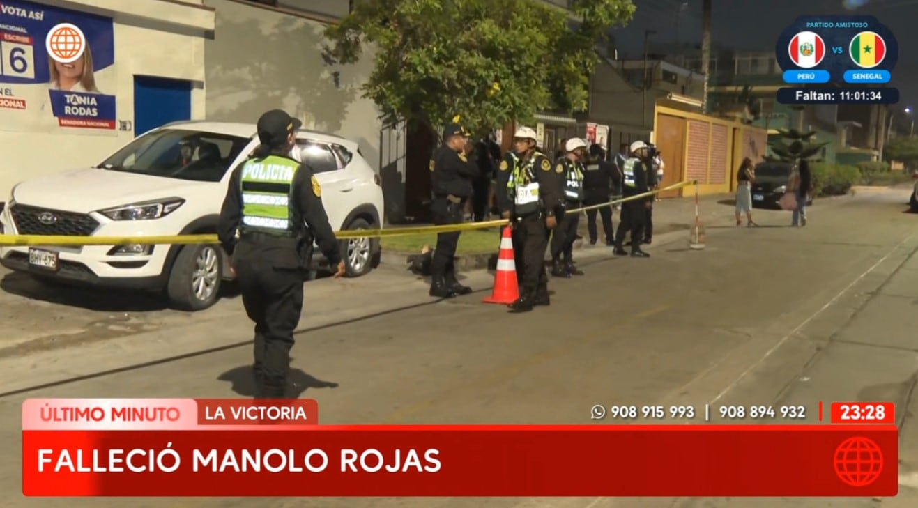 Manolo Rojas murió en La Victoria. Captura: Los Chistosos.