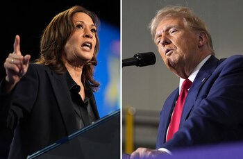 Donald Trump y Kamala Harris