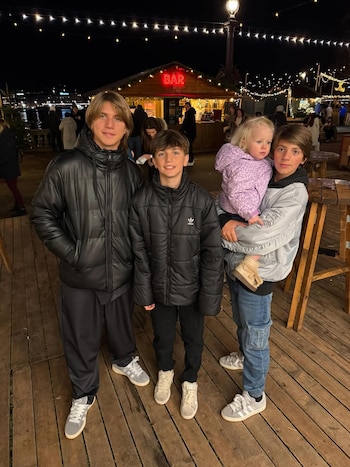 Entre las fotos de Maxi