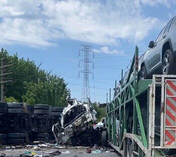 Así quedaron los vehículos tras