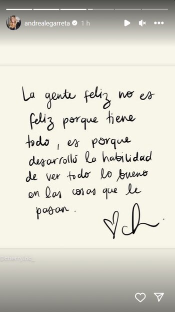 (Instagram: @andrealegarreta)