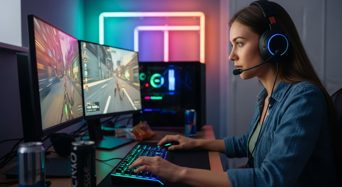 Las mujeres gamer en Latinoamérica sufren insultos, acoso y violencia que también afectan su vida diaria fuera de los videojuegos.(Imagen Ilustrativa Infobae)