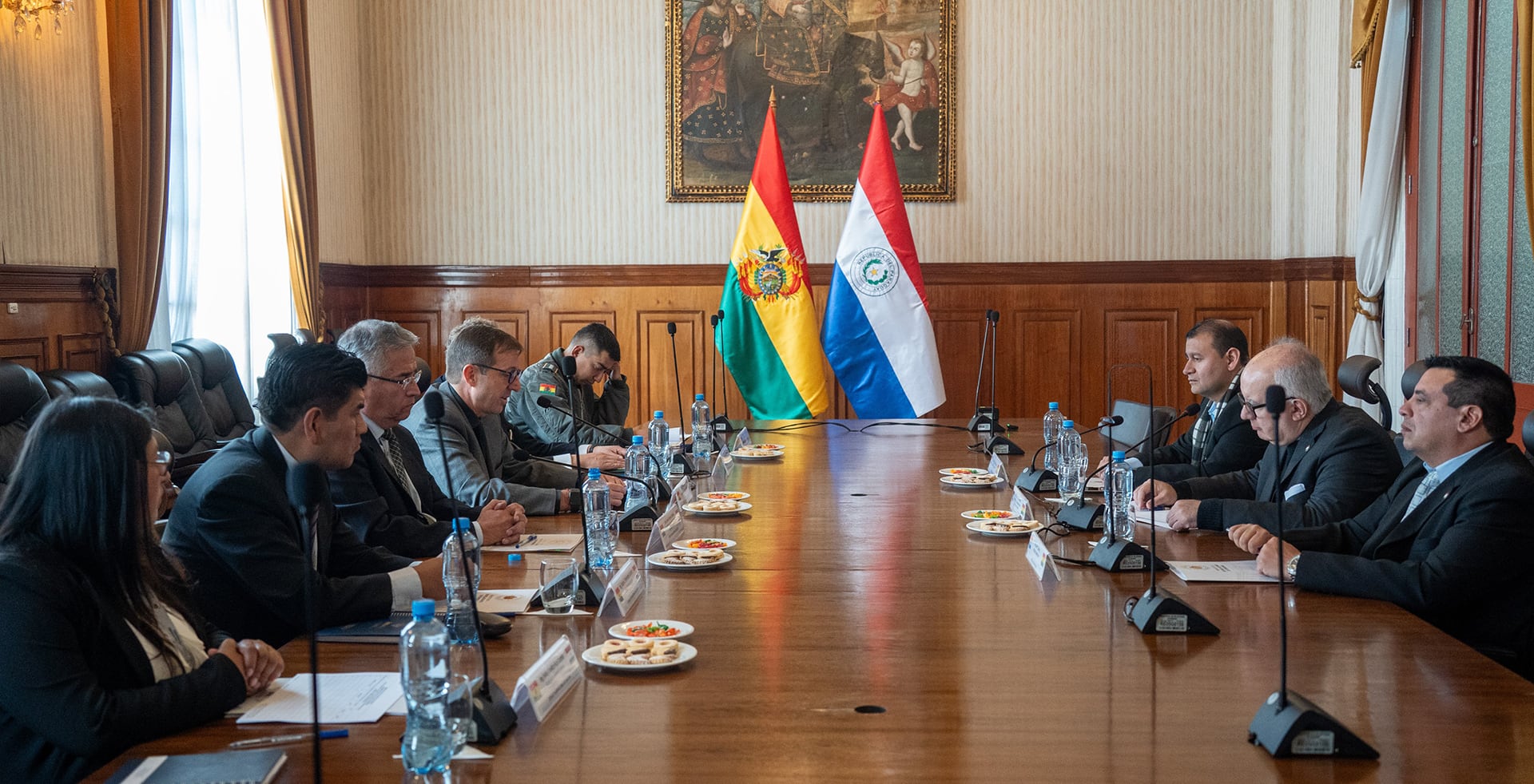 Las delegaciones se reunieron entre el 14 y el 16 de septiembre para finalizar este acuerdo histórico (Cancilleria de Bolivia)