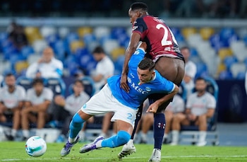 Yerry Mina terminó sin pantaloneta