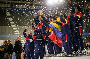 La selección Colombia de futsal para sordos terminó por encima de Argentina y Brasil - crédito Fecoldes