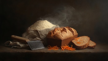 Bizcocho de naranja con harina