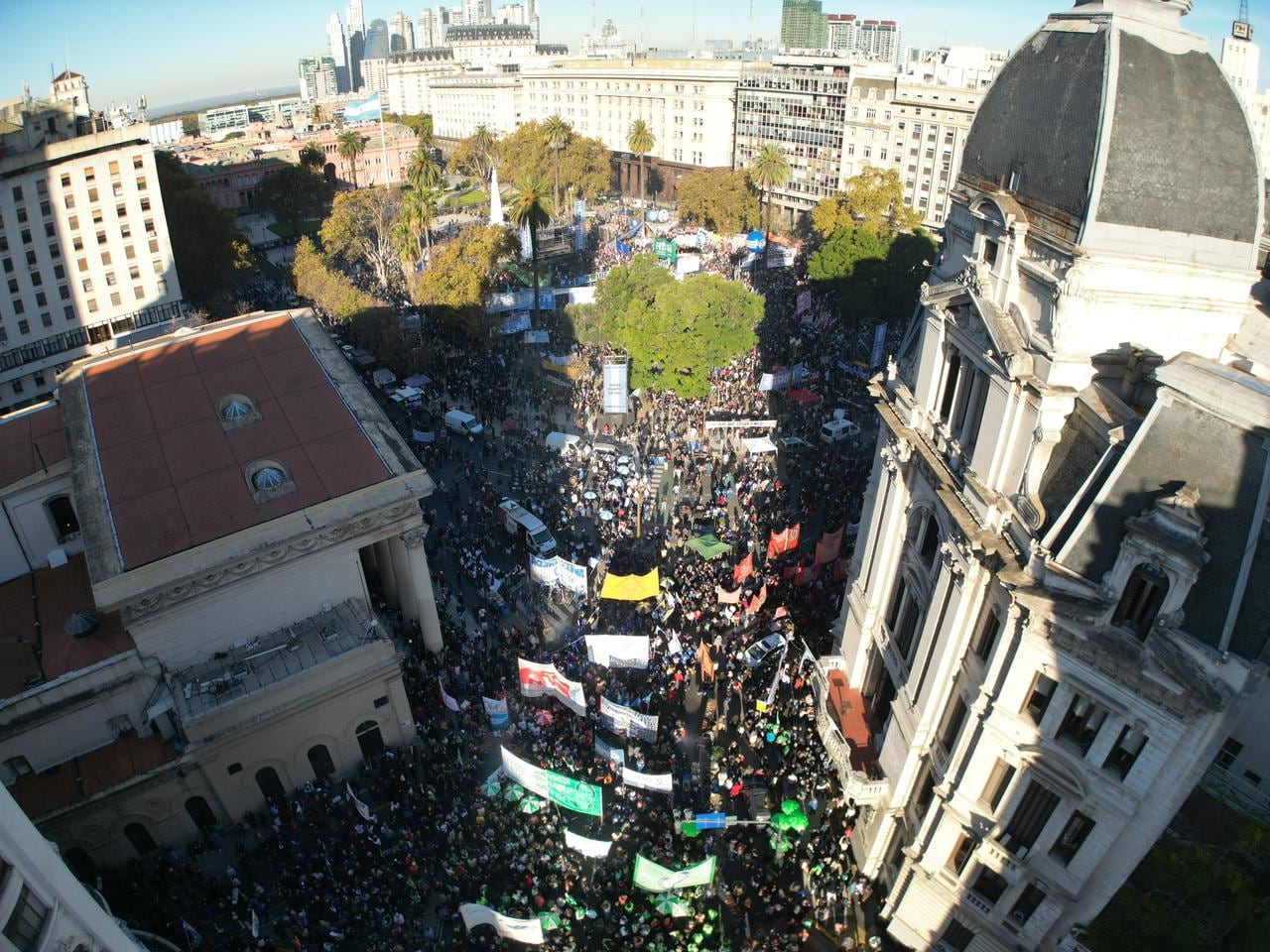 La última marcha universitaria de este año (Gaston Taylor)
