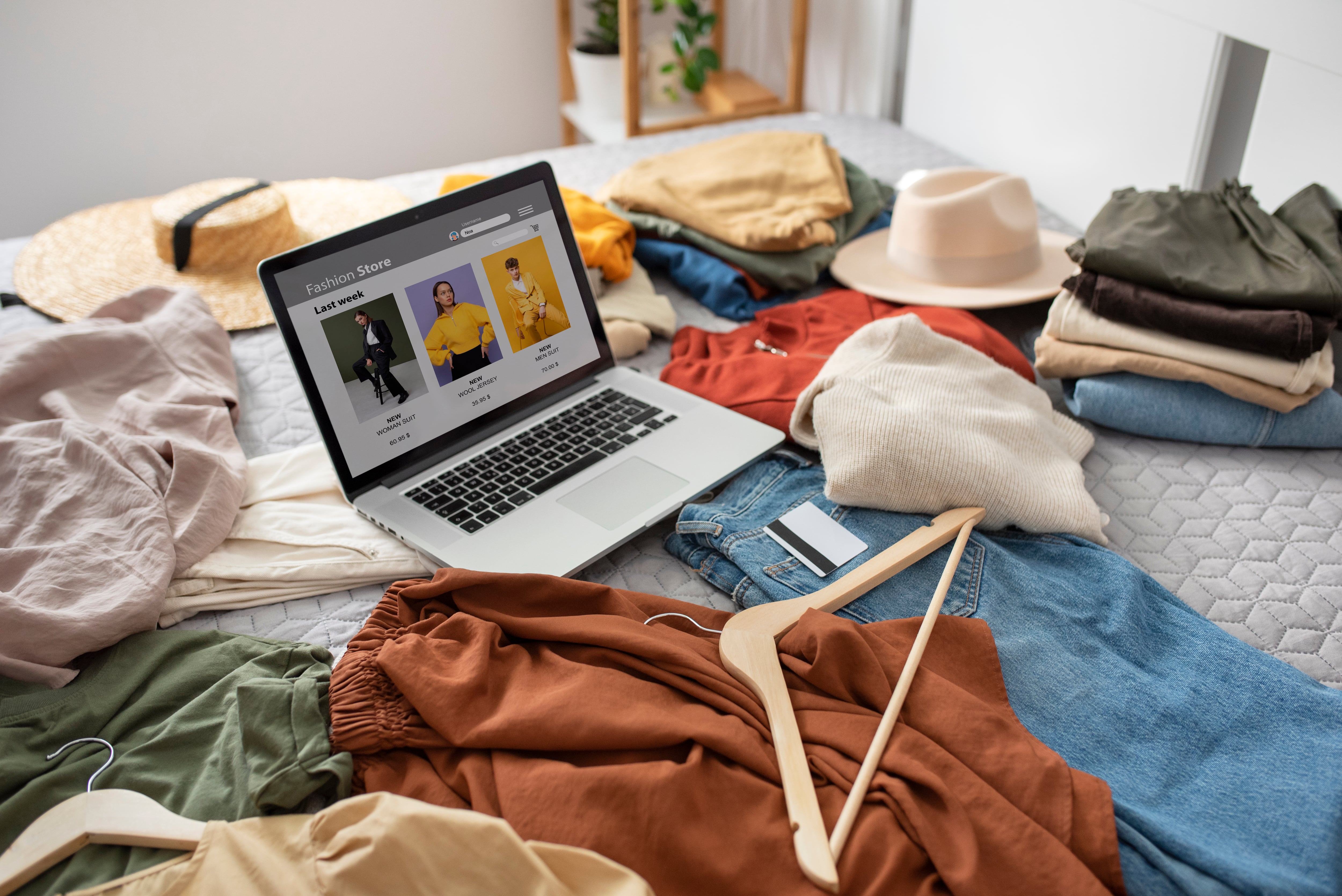 El mercado de ropa de segunda mano creció cuatro veces más rápido que el sector general de moda, según datos recientes de ThredUP (Freepik)