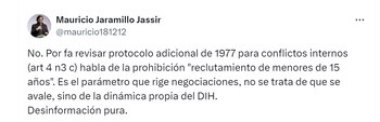 Mauricio Jaramillo Jassir explicó el