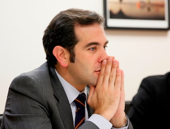 Lorenzo Córdova, presidente del INE,
