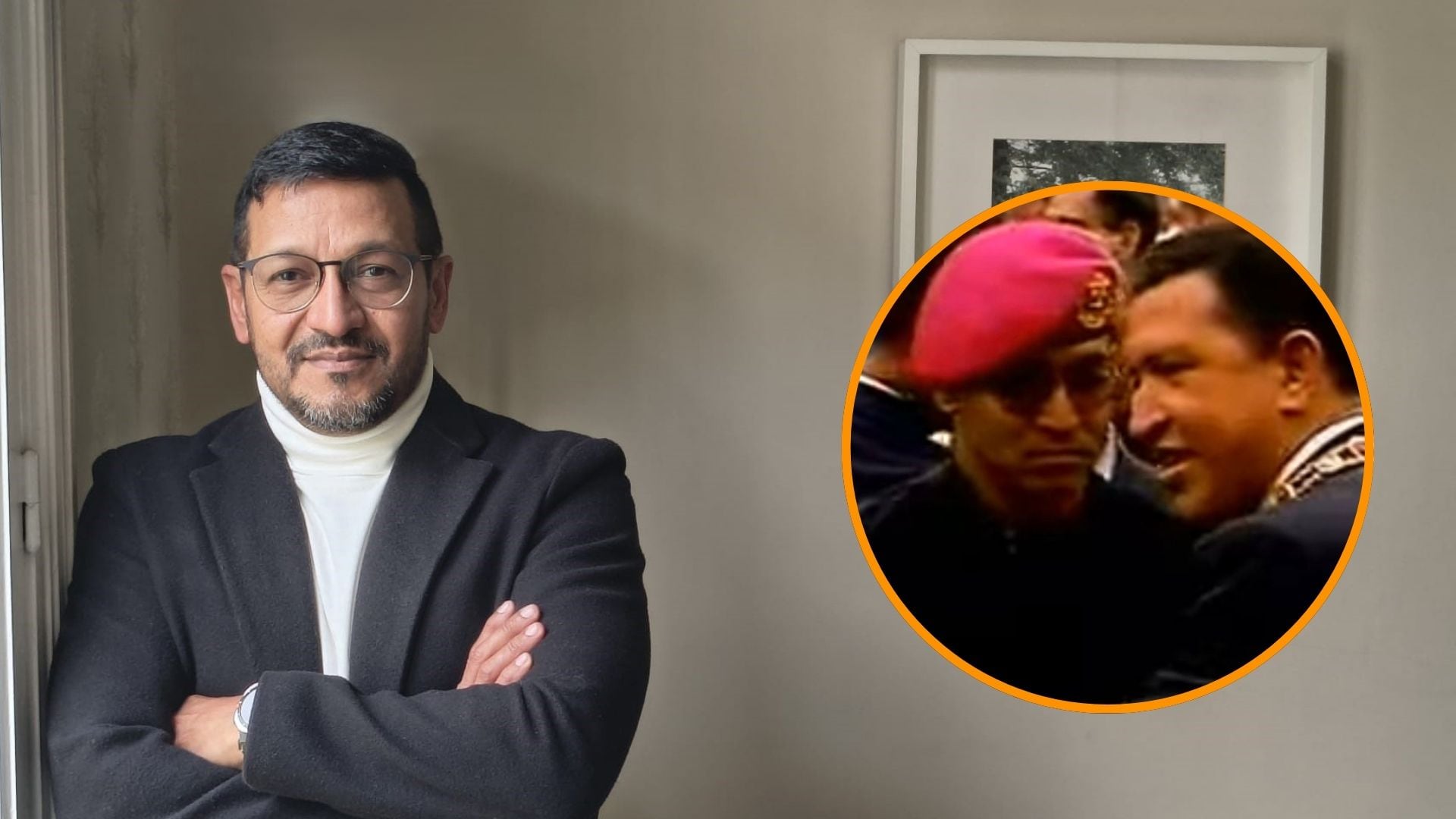 Milton Revilla en una entrevista con Infobae España