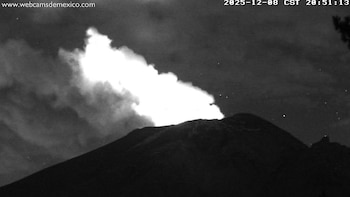 Popocatépetl registra más de 200