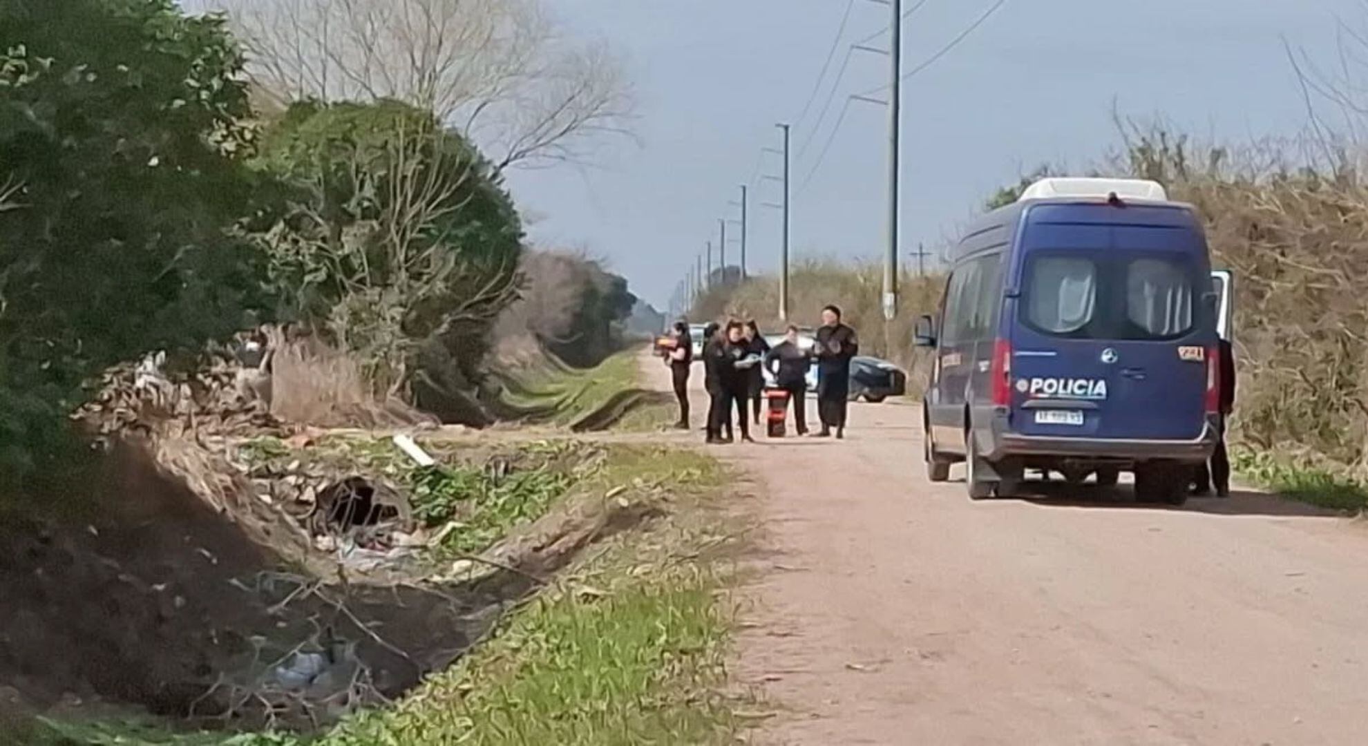 La zona en la que fueron encontrados los restos humanos