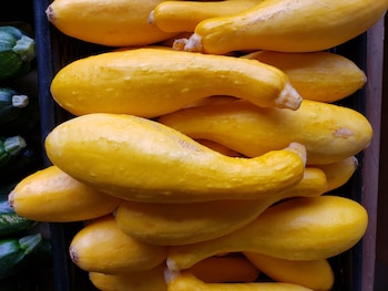 Una calabaza amarilla de verano (Circe Denyer / PublicDomainPictures.net)