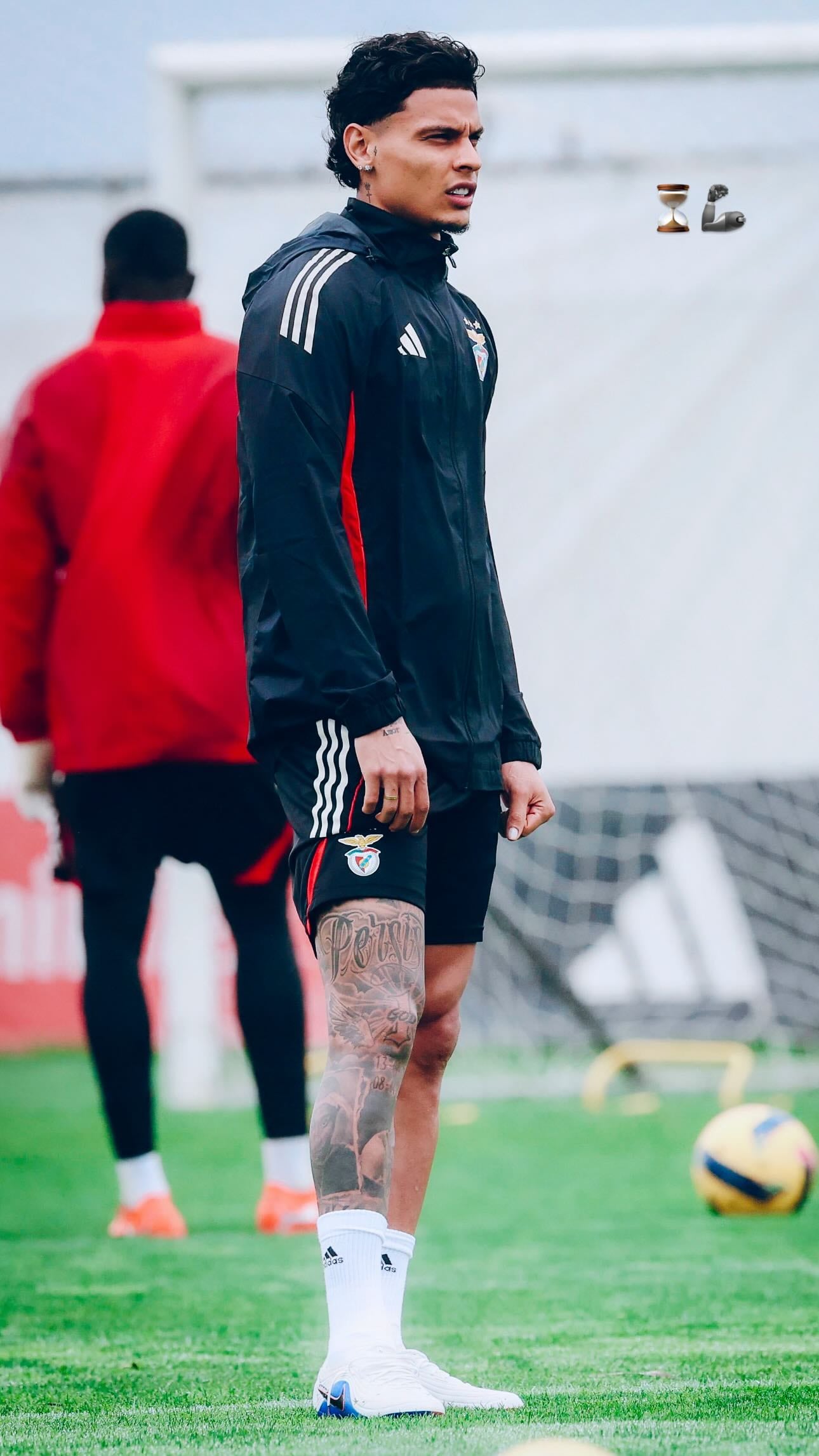 Post de Richard Ríos luego de regresar a los entrenamientos con el Benfica - crédito Benfica