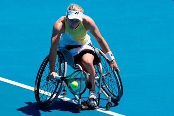 La tenista holandesa Diede de