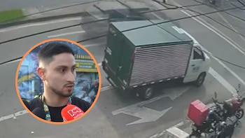 Motociclista relata cómo sobrevivió al