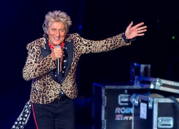 El cantante británico Rod Stewart