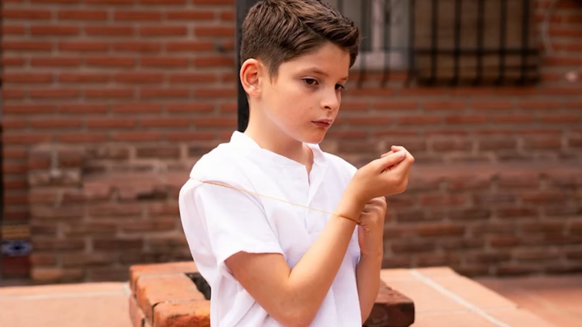 Otra de las imágenes del bautismo de Toni