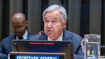 Guterres alerta de la escalada de ataques de Israel en Líbano y la "angustia" por las órdenes de evacuación