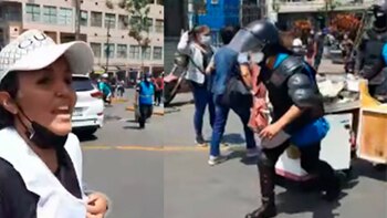 Cercado de Lima: fiscalizadores resultan heridos tras enfrentamiento con vendedores ambulantes