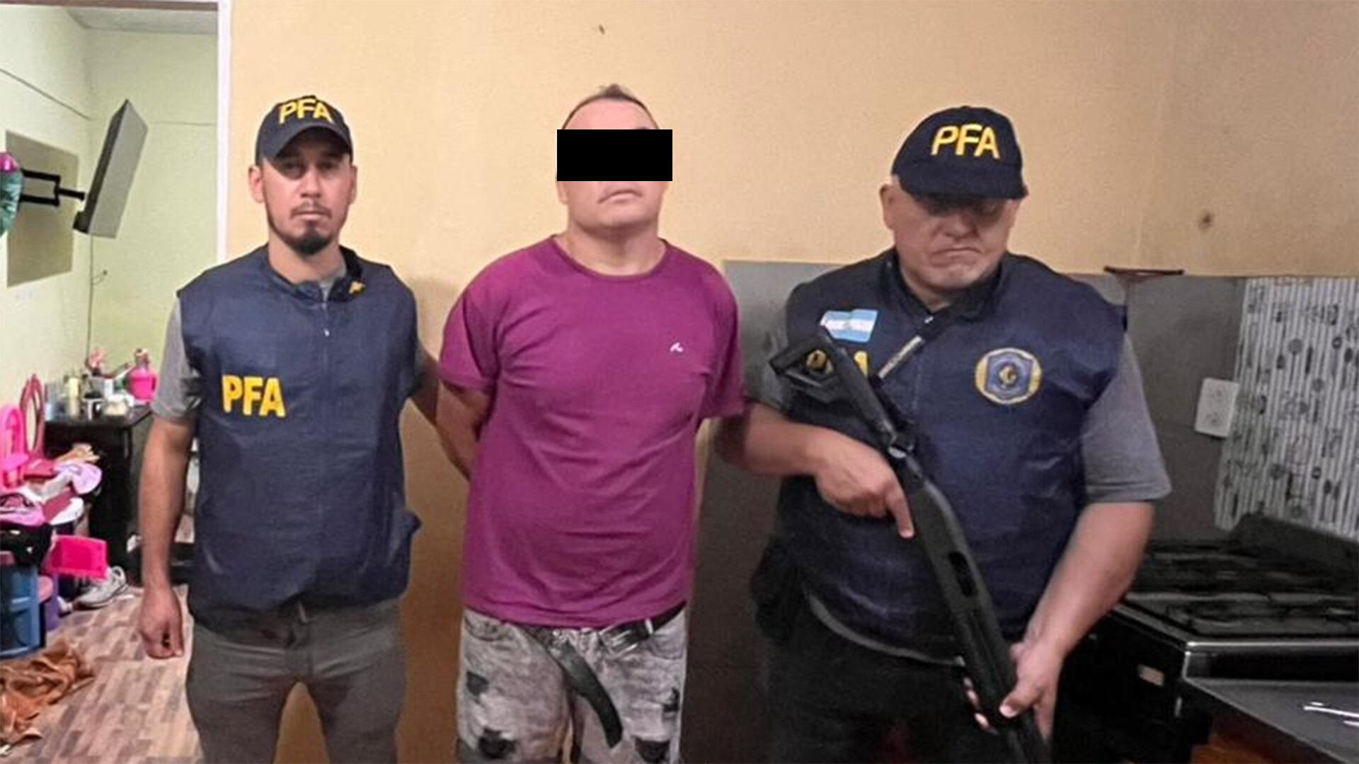 Luis Eduardo Acuña, detenido por la División Homicidios de la PFA