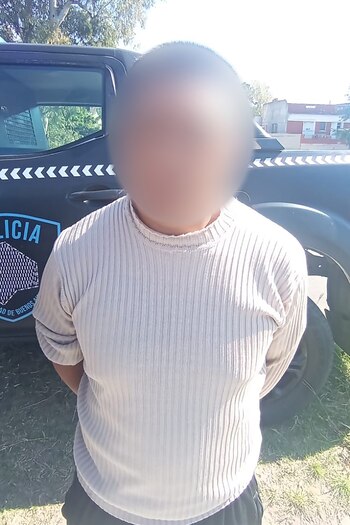 El hombre quedó detenido