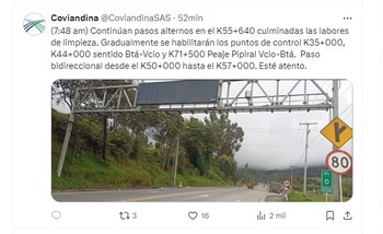 Personal de Coviandina sigue en