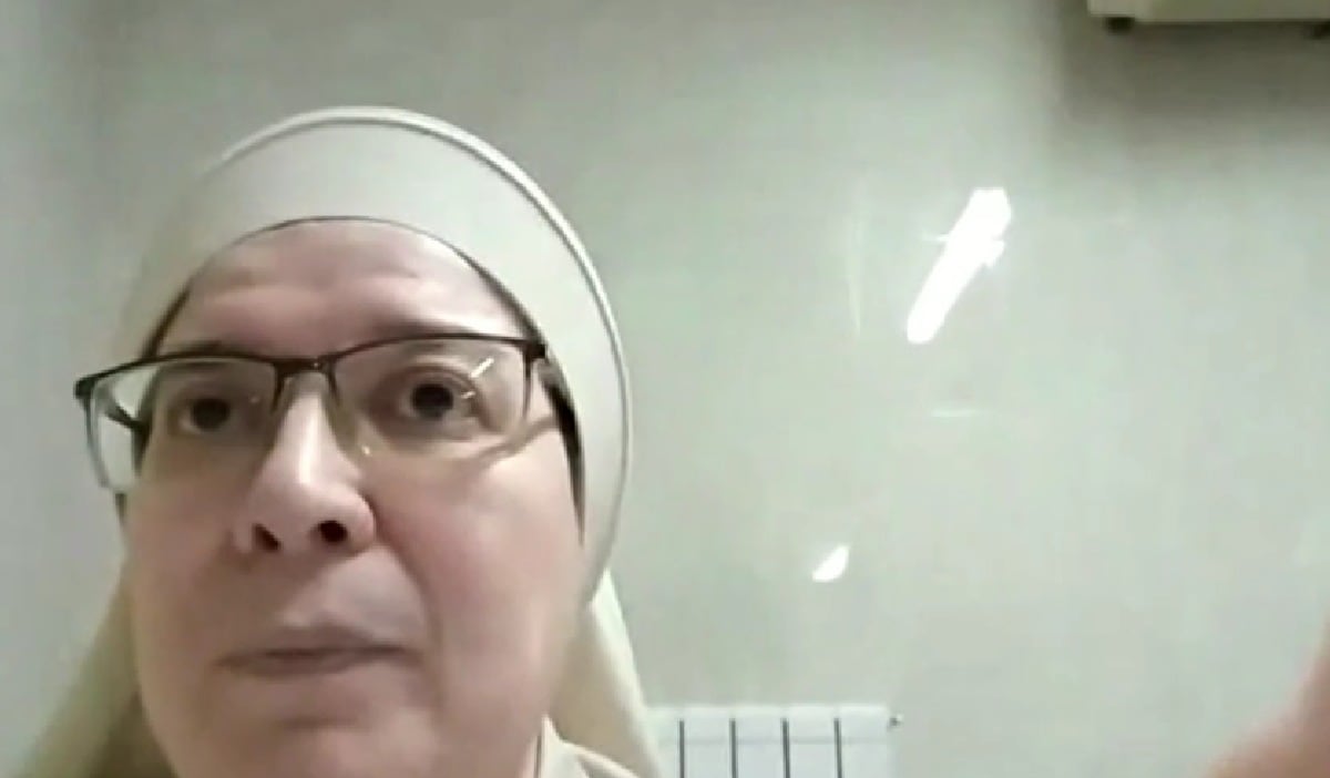 La hermana Mónica Itatí Romero Ortiz relacionó la tarea con el carisma de su orden y la preparación de la Pascua (Captura de video)