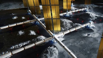 Las casas que planea construir en la Luna la Agencia Espacial Europea