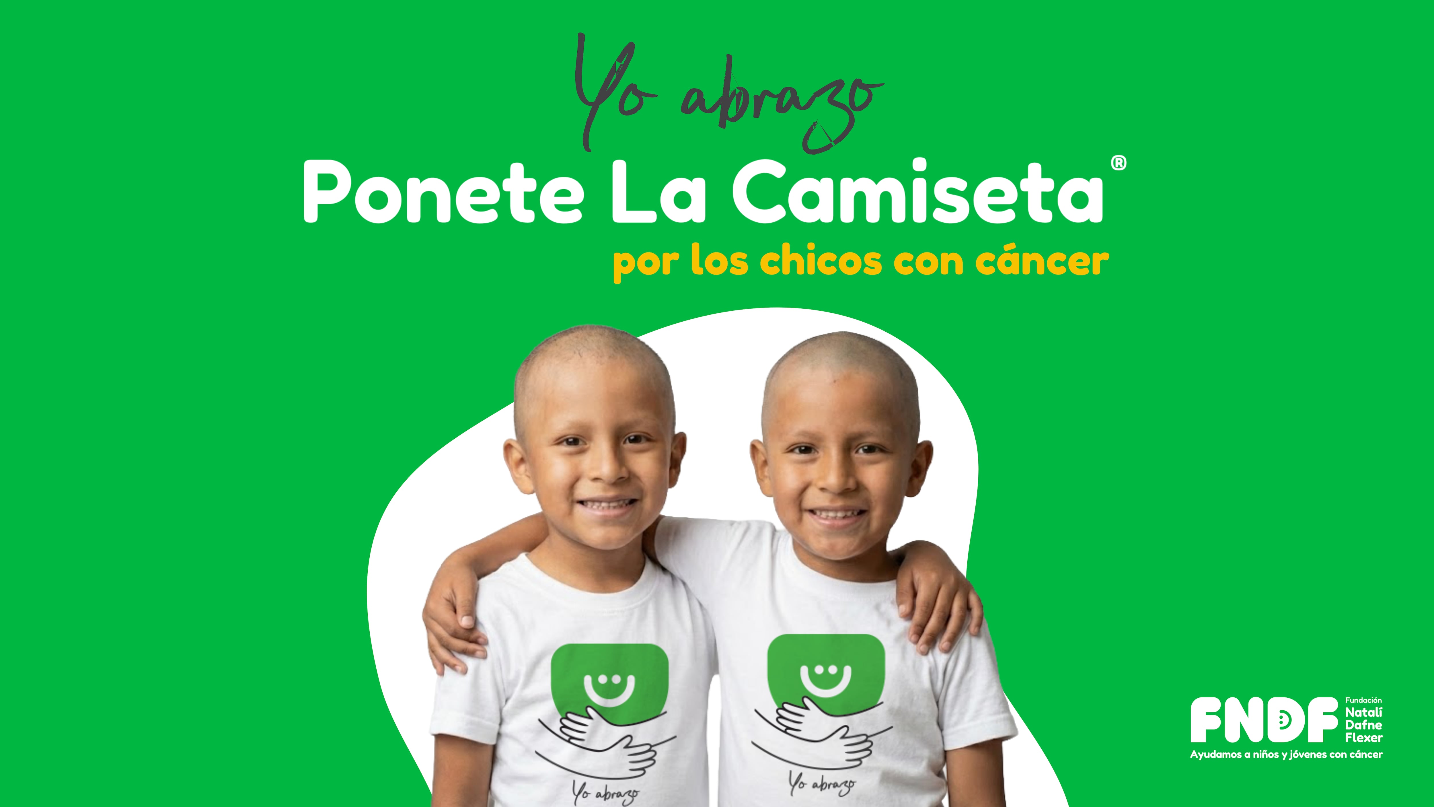 Por cada camiseta, el shopping duplica la donación en apoyo a chicos con cáncer