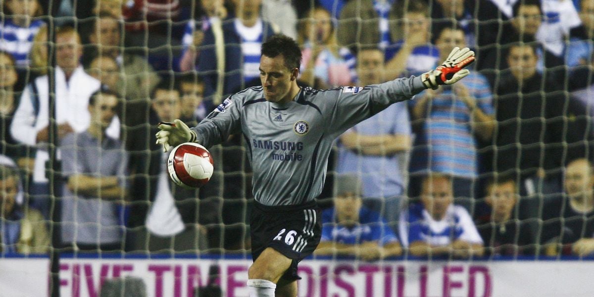 Tras las lesiones de sus arqueros, Terry ocupó el lugar bajo los tres palos y la imagen se volvió icónica (X/Invictos)