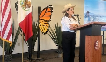 Grecia Quiroz destaca gira en California tras reunirse con empresarios y líderes michoacanos. (Foto: Uruapan Gobierno Municipal)