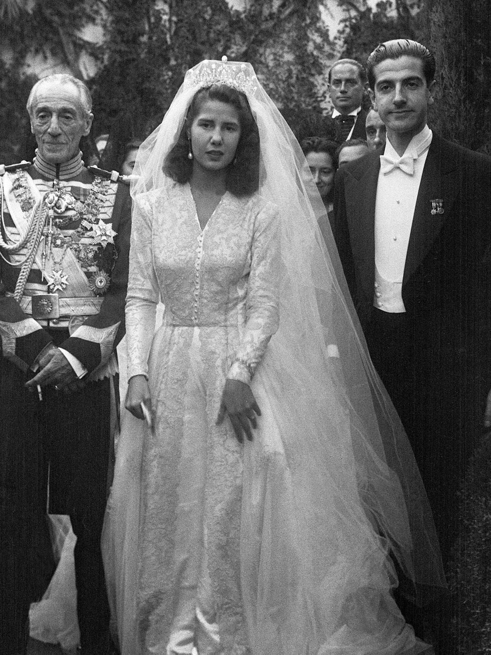 Cayetana, duquesa de Alba, el día de su boda. (EFE Archivo)