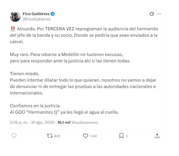 Federico Gutiérrez sobre imputación fallida a Miguel Quintero Calle