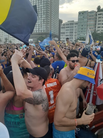 chiquito romero falso banderazo boca
