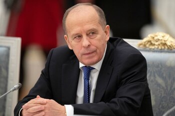 El director del Servicio Federal de Seguridad de Rusia (FSB), Alexander Bortnikov (Pavel Golovkin/Pool vía REUTERS)
