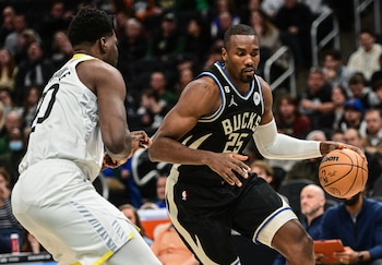 Serge Ibaka también desarrolló proyectos musicales junto a Ninho y Diamond Platnumz - crédito Benny Sieu-USA TODAY Sports