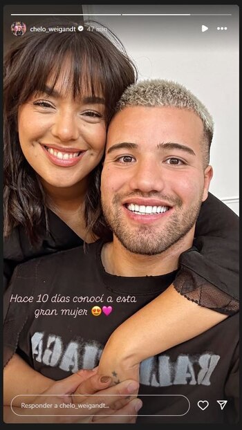 El romántico posteo de Chelo