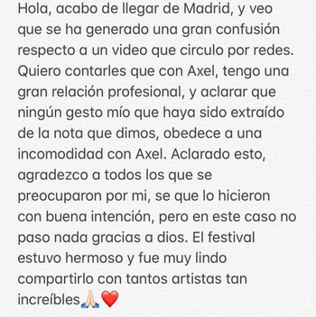 La palabra de Tini Stoessel