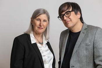Silvia Bacher y Tomás Balmaceda