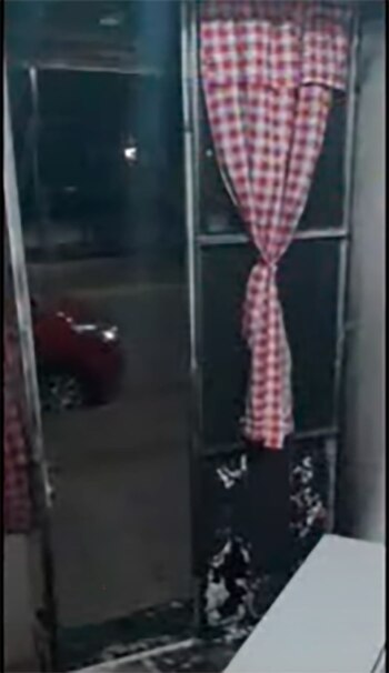 Así quedó uno de los