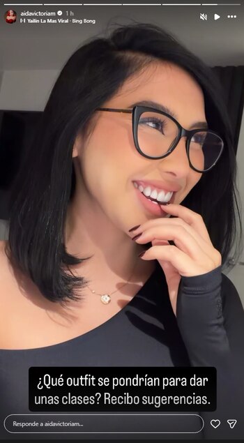 Aida Victoria, conocida por su