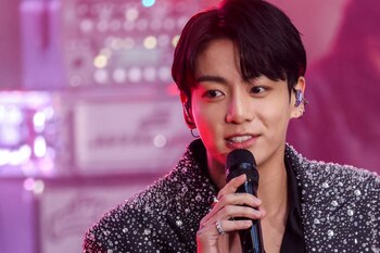 El cantante Jungkook de BTS