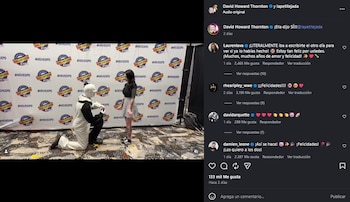 Damien Leone felicitó a David Howard Thornton por esta nueva etapa. (Instagram)