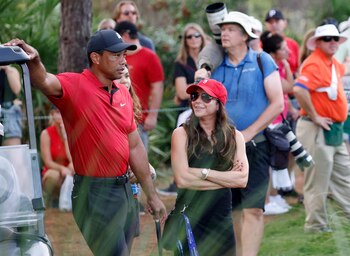 El histórico golfista junto a