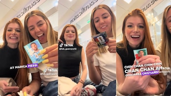 Creadoras de contenido abrieron un sobre del álbum del Mundial y se sorprendieron al encontrar a dos referentes: “No puedo creerlo”