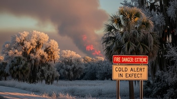 Advertencia de clima frío y