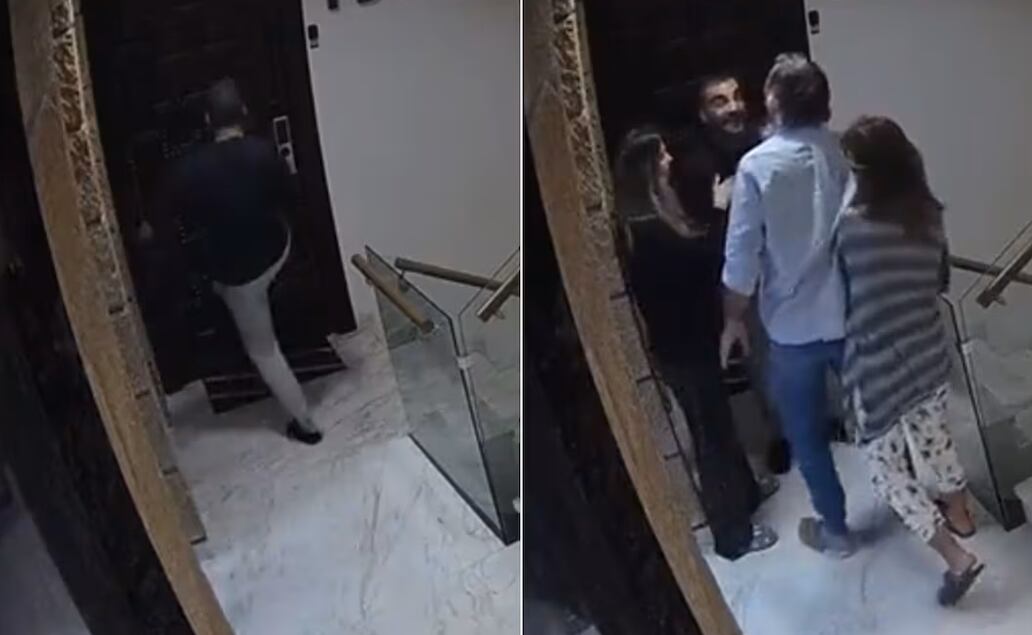Simón Levy se hizo viral en 2021 tras la circulación de videos en donde se le ven actitudes violentas hacia su vecina. (Captura de pantalla)